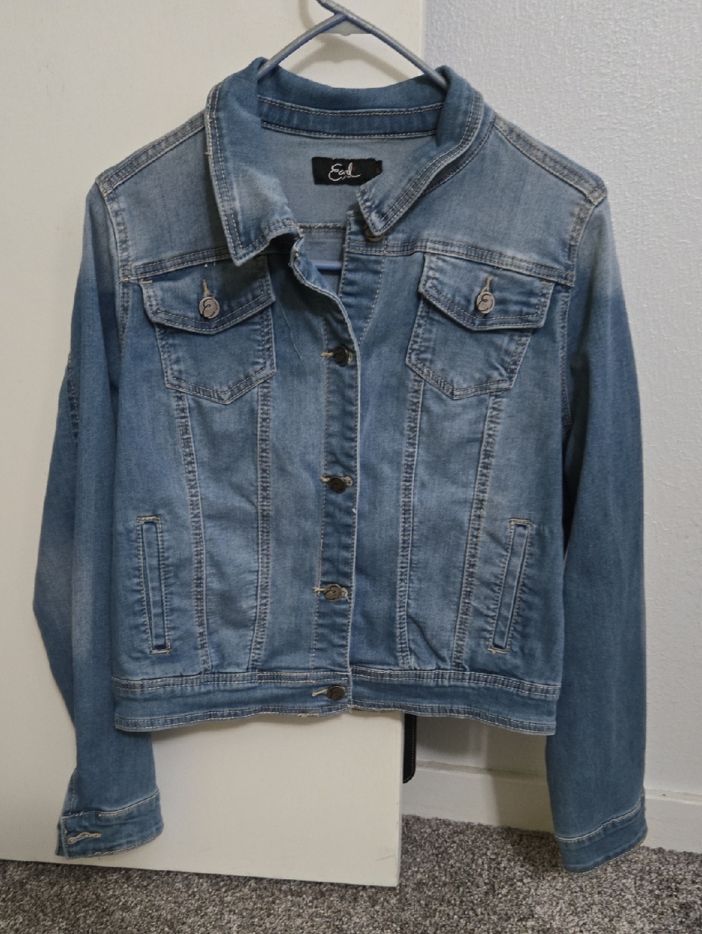 Earl Jeans Light Blue Denim Jacket - Women's Jean Jacket